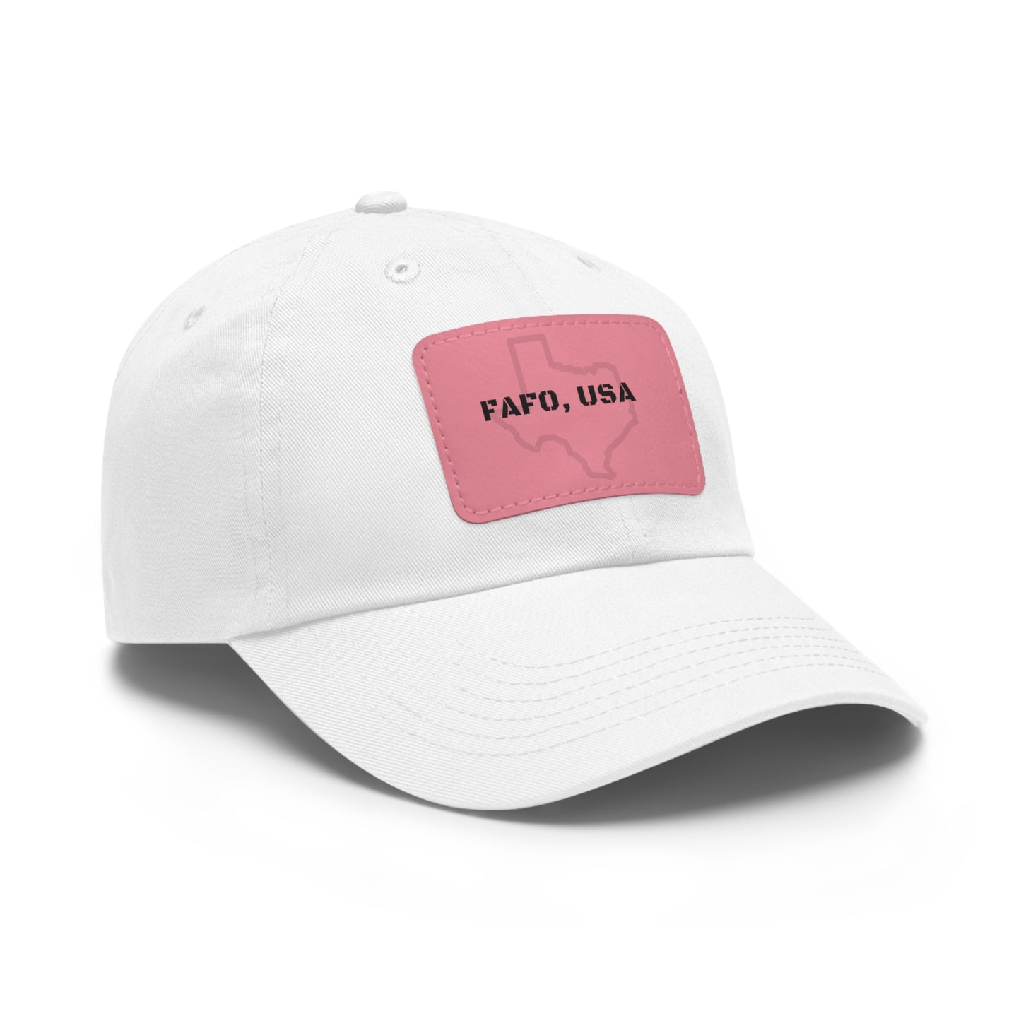 FAFO, USA (TX) Leather Patch Hat