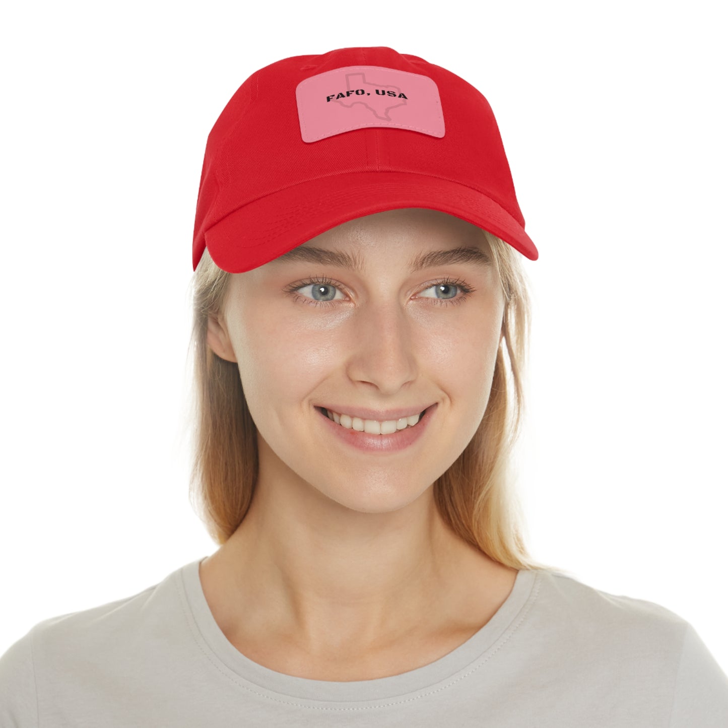 FAFO, USA (TX) Leather Patch Hat