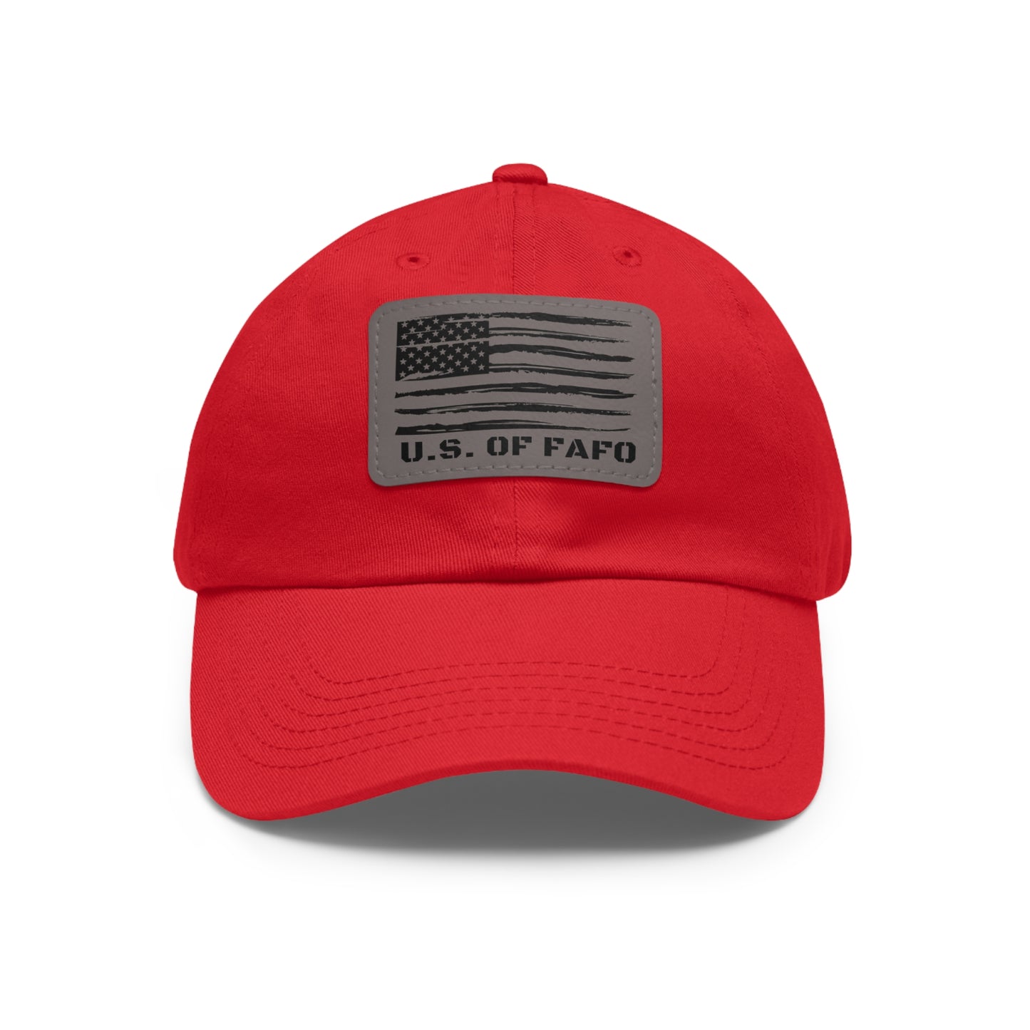 “THE UNITED STATES OF FAFO” Leather Patch Hat
