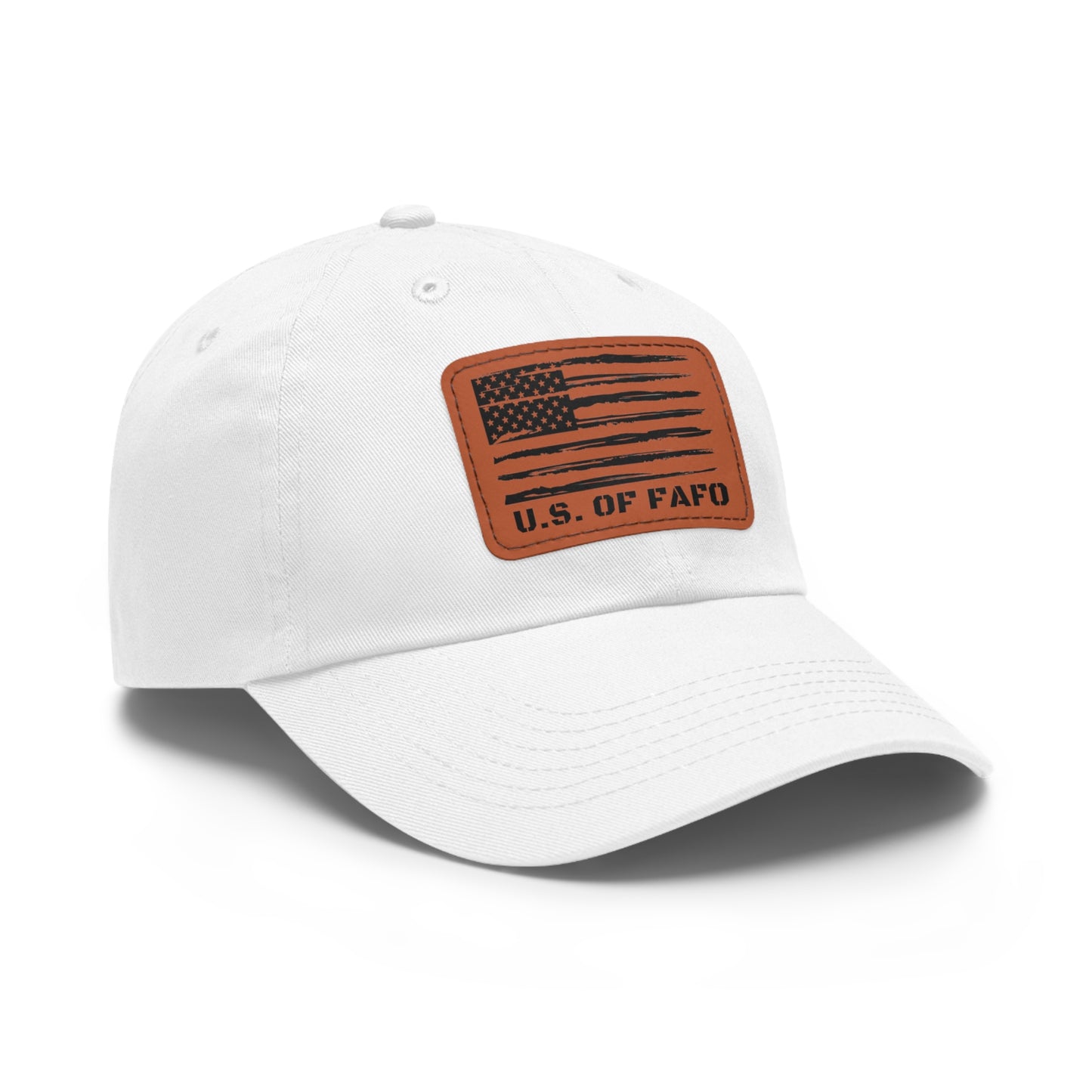 “THE UNITED STATES OF FAFO” Leather Patch Hat