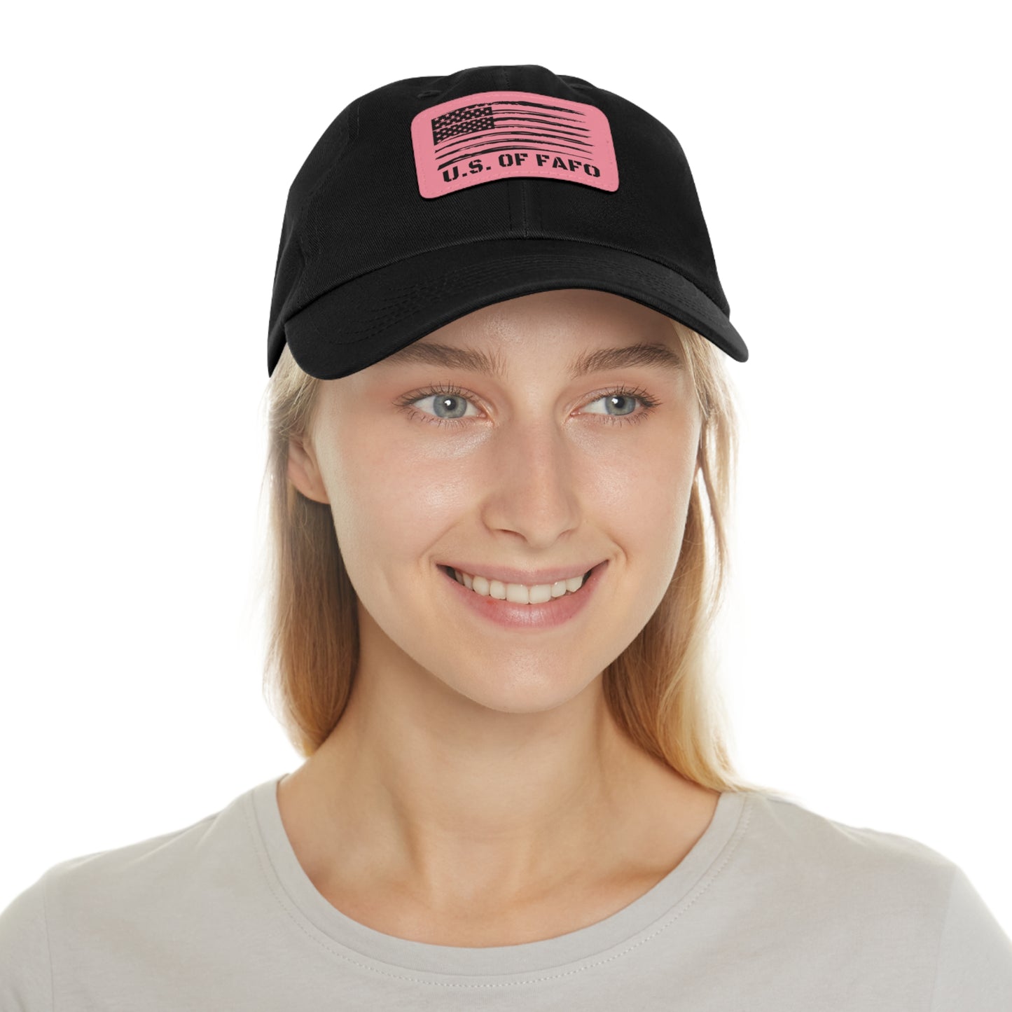 “THE UNITED STATES OF FAFO” Leather Patch Hat