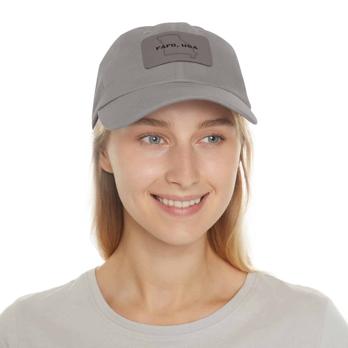 FAFO, USA (MO) Leather Patch Hat
