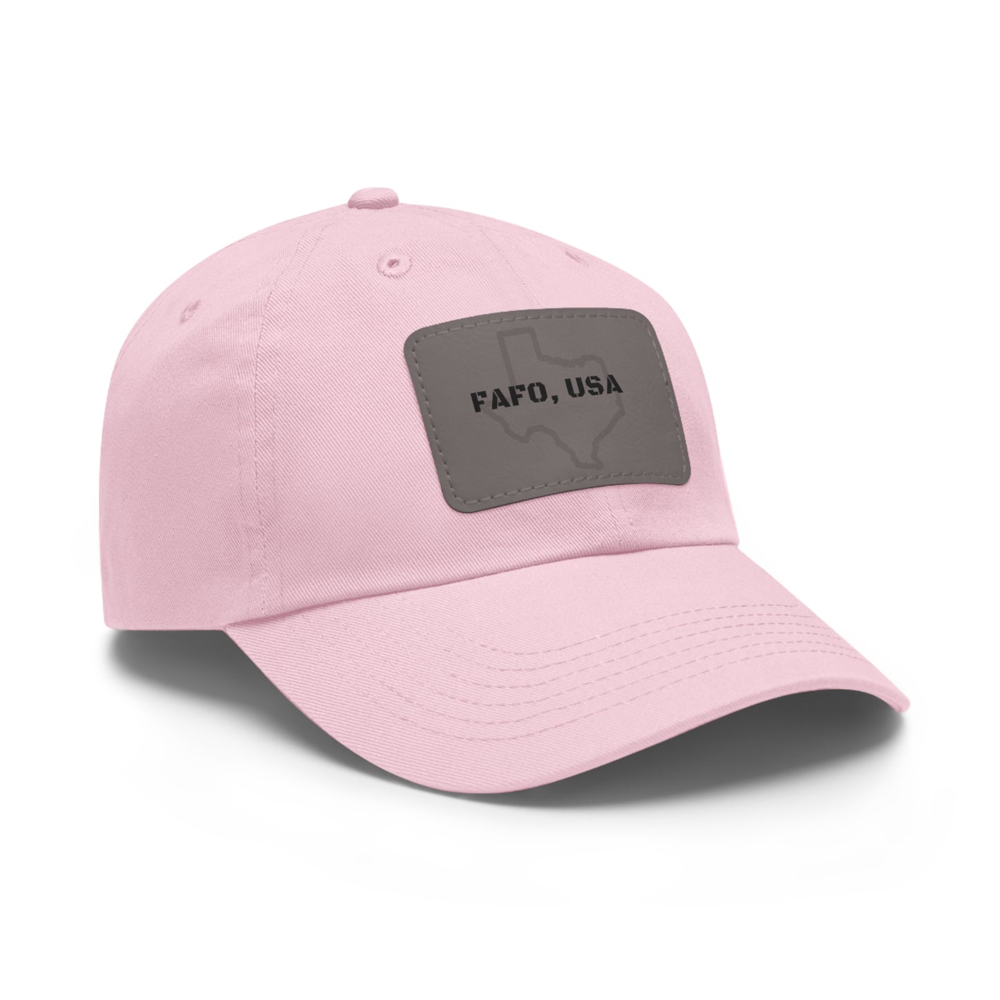 FAFO, USA (TX) Leather Patch Hat