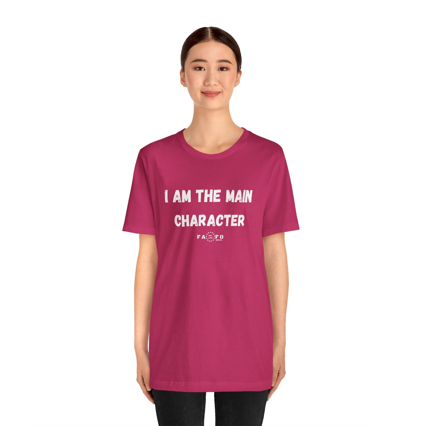 Unisex "I am the Main Character" T-shirt