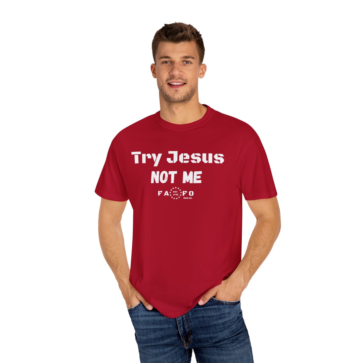 Try Jesus Not Me T-shirt