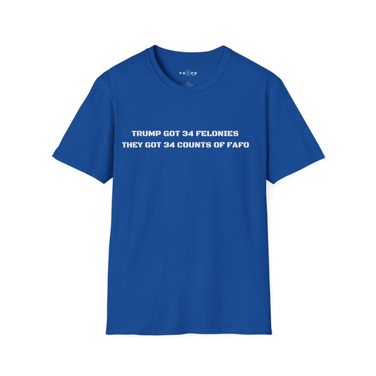 34 Felonies T-Shirt