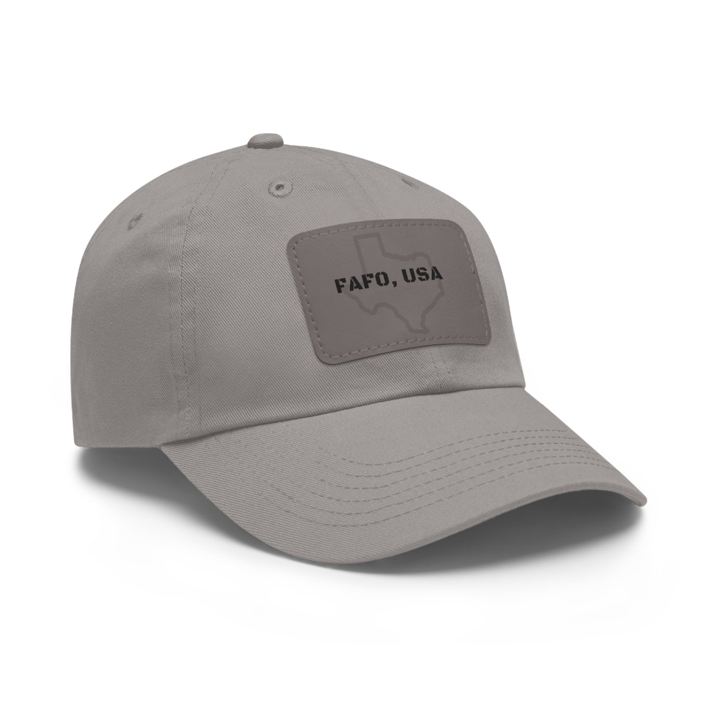 FAFO, USA (TX) Leather Patch Hat