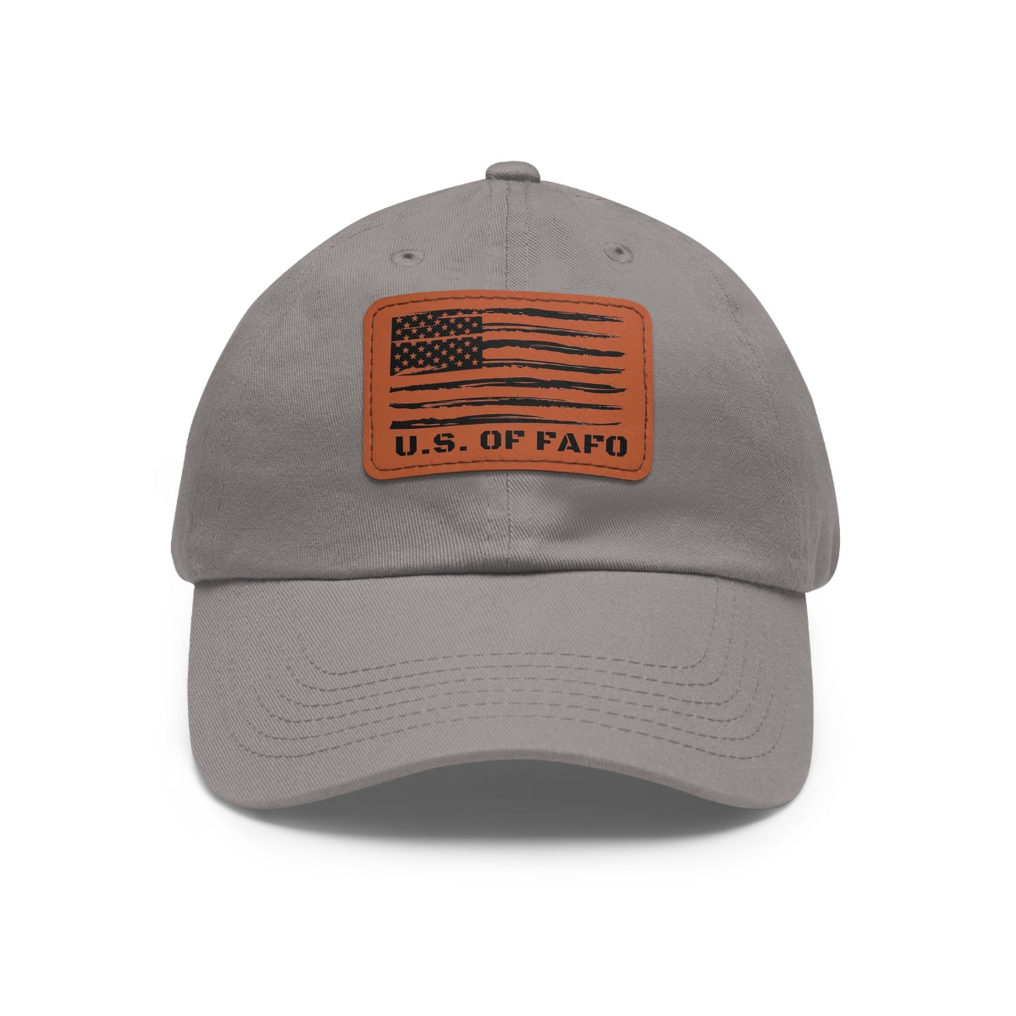 “THE UNITED STATES OF FAFO” Leather Patch Hat